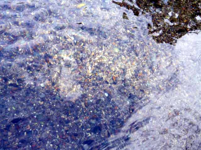 八景水谷公園の水の透明度